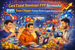 Read more about the article Cara Cepat Dominasi FYP Bermodal Tren Clipper Tanpa Perlu Capek Rekam Video